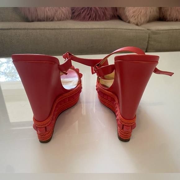 authentic Christian Louboutin wedges - Picture 8 of 16